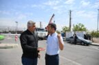 استقرار ۷۰۰ خادم شهر منطقه یک در مسیر زائران تشییع رهبر شهید