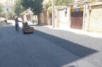 بهسازی معابر محلی منطقه ۱۹ با مصرف بیش از ۷۸۰ تن آسفالت