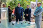 ادای احترام معاون فرهنگی و آموزشی بنیاد شهید به مزار شهید عباس دوران