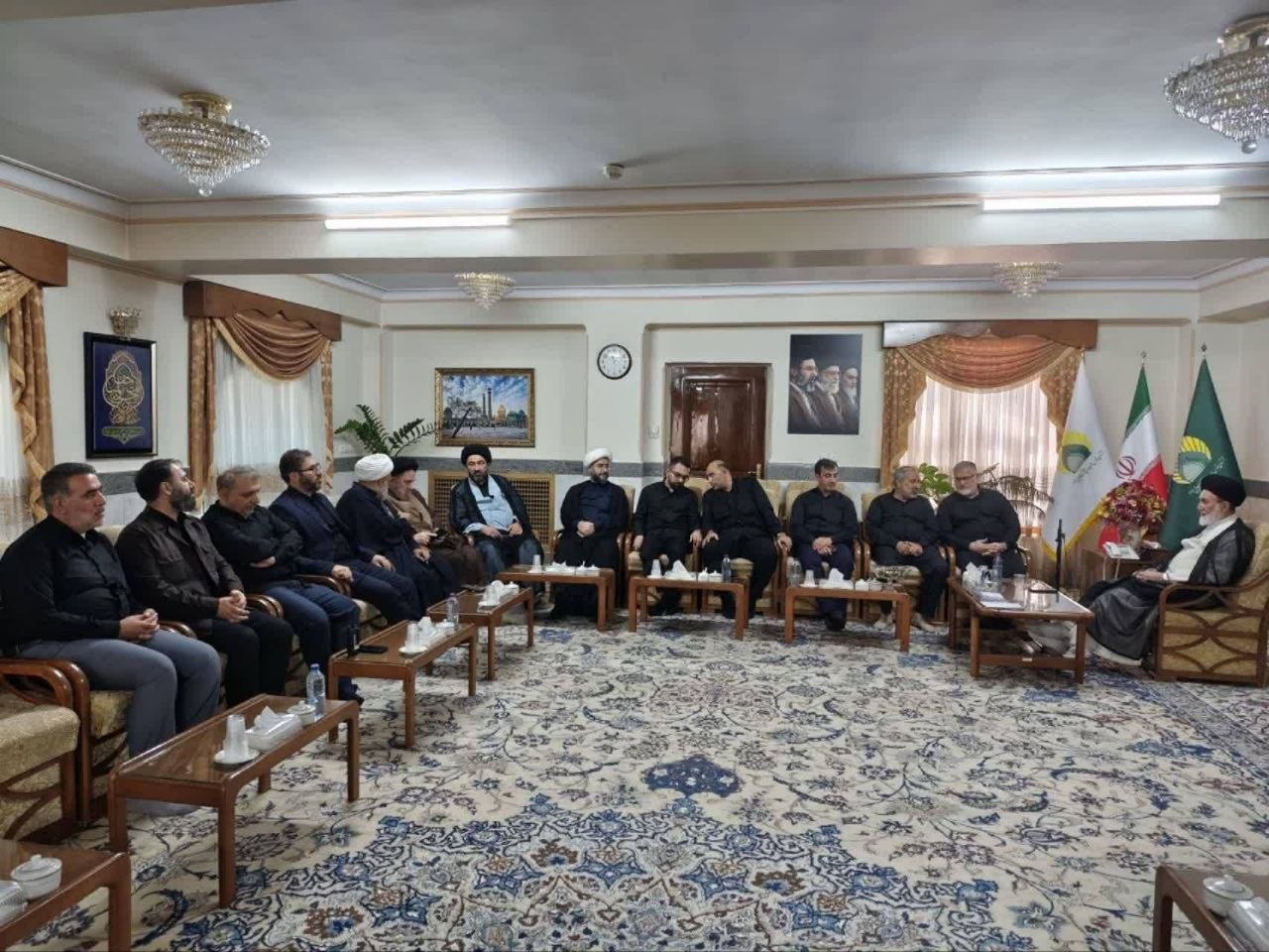 دیدار استاندار تهران با تولیت آستان حضرت عبدالعظیم حسنی(ع) همزمان با برگزاری راهپیمایی جاماندگان اربعین