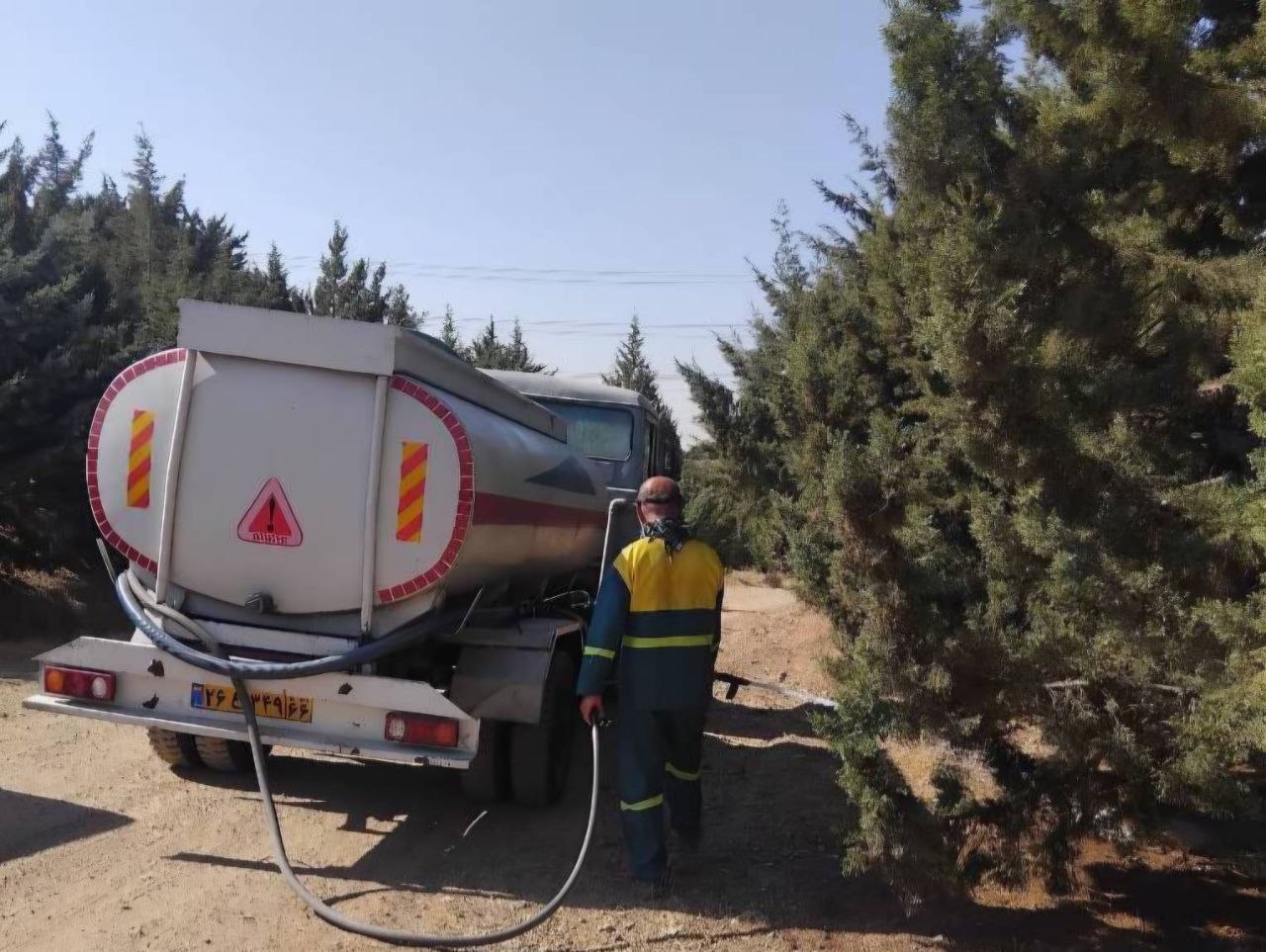 بسیج ناوگان آبرسان شهرداری تهران