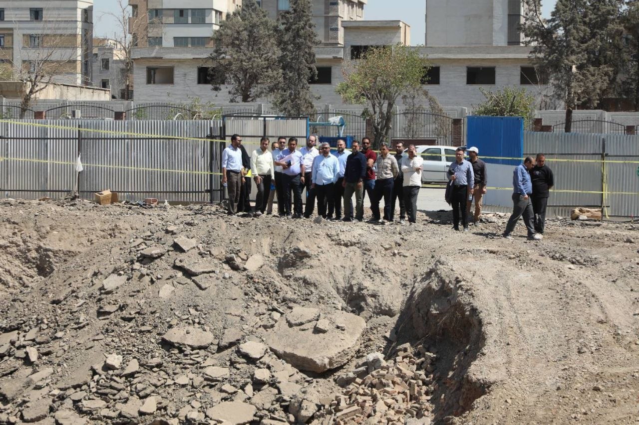  بازدید مرتضوی از روند احداث ساختمان مرکزی شهرداری منطقه۱۳